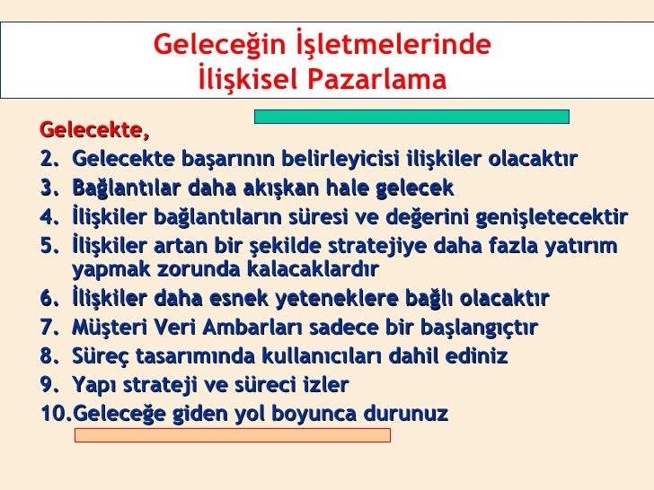ilikisel pazarlama